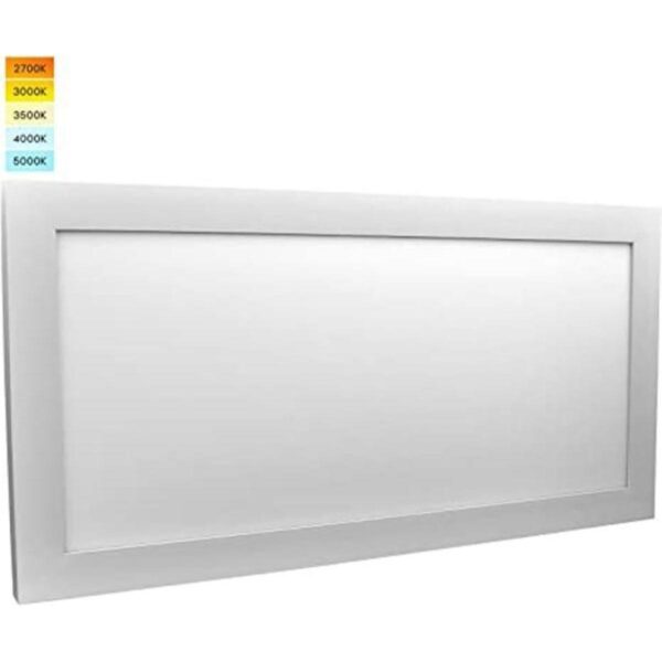 Luxrite Panel de luces LED de 1 x 2 pies lámpara de techo_1