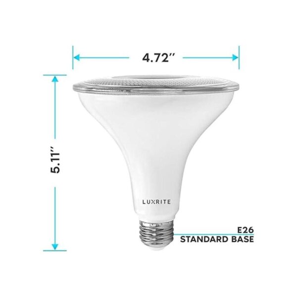 Luxrite Bombilla LED Dusk to Dawn PAR38 equivalente a 120_4