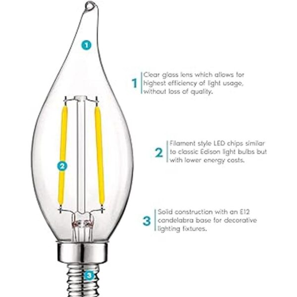 Luxrite Bombillas LED de 4 W intensidad regulable 400