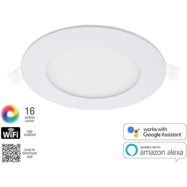 Luvoni Maxxima Lámpara LED LED redonda regulable con WiFi_2