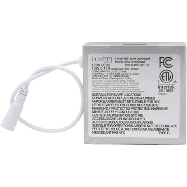 Luvoni Maxxima Lámpara LED LED redonda regulable con WiFi_6