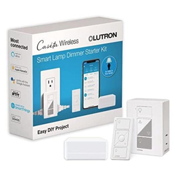 Lutron Caseta Kit de arranque inteligente para lámparas_1