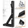 LuckIn Soportes plegables de 12 pulgadas soportes
