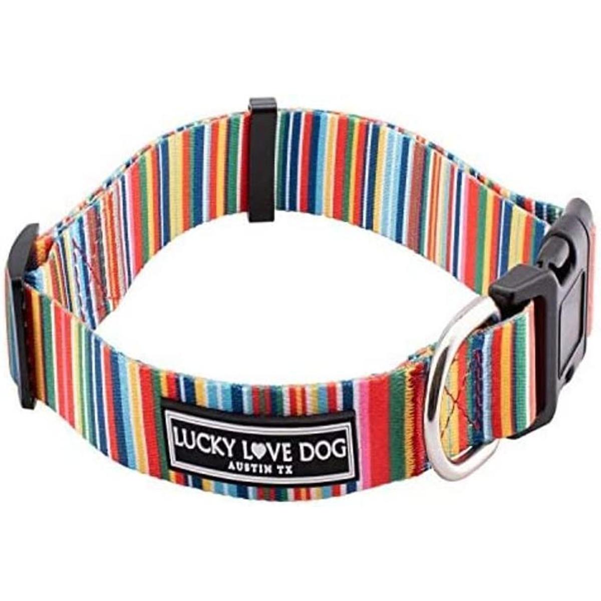 Lucky Love Dog Juego combinado de collar Collar y correa