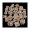 Lucky Monet Juego de 24 broches de cristal con diamantes