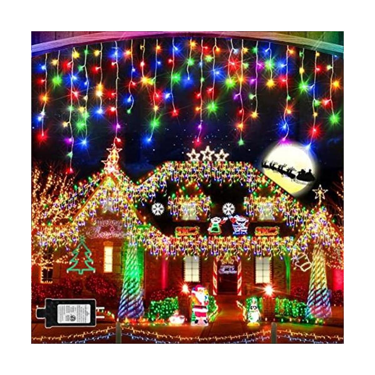 Luces de Navidad superlargas de 1280 luces LED de 131 pies