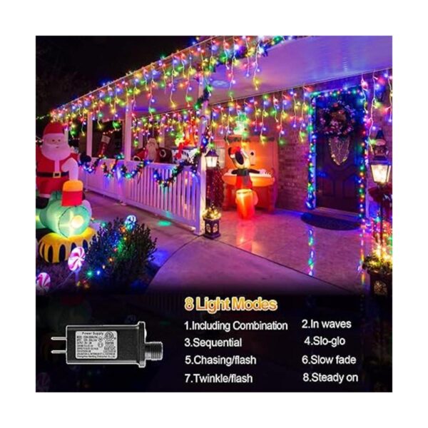 Luces de Navidad superlargas de 1280 luces LED de 131 pies_2