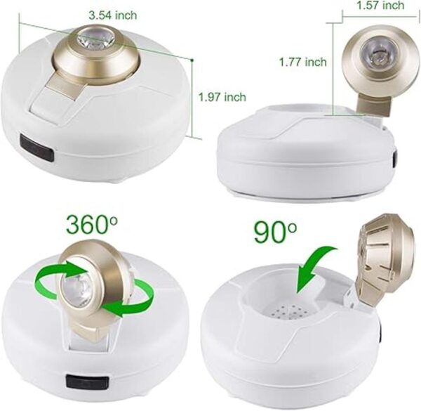 Luces de acento BIGLIGHT funciona con pilas foco_4