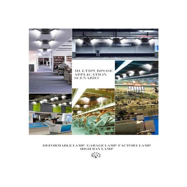 Luces de garaje LED 60 W E26E27 Trilights ajustables