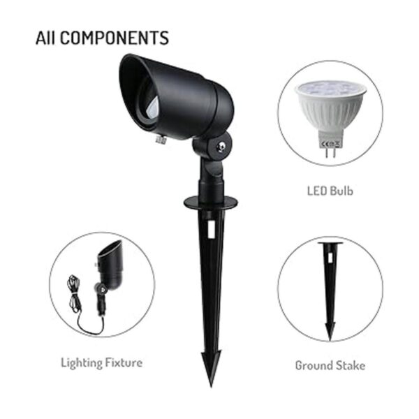 Luces LED de paisaje de 4 W focos de iluminación de