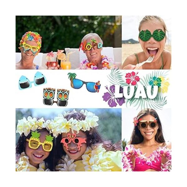 Luau Gafas de sol para fiesta 9 pares de divertidas_4