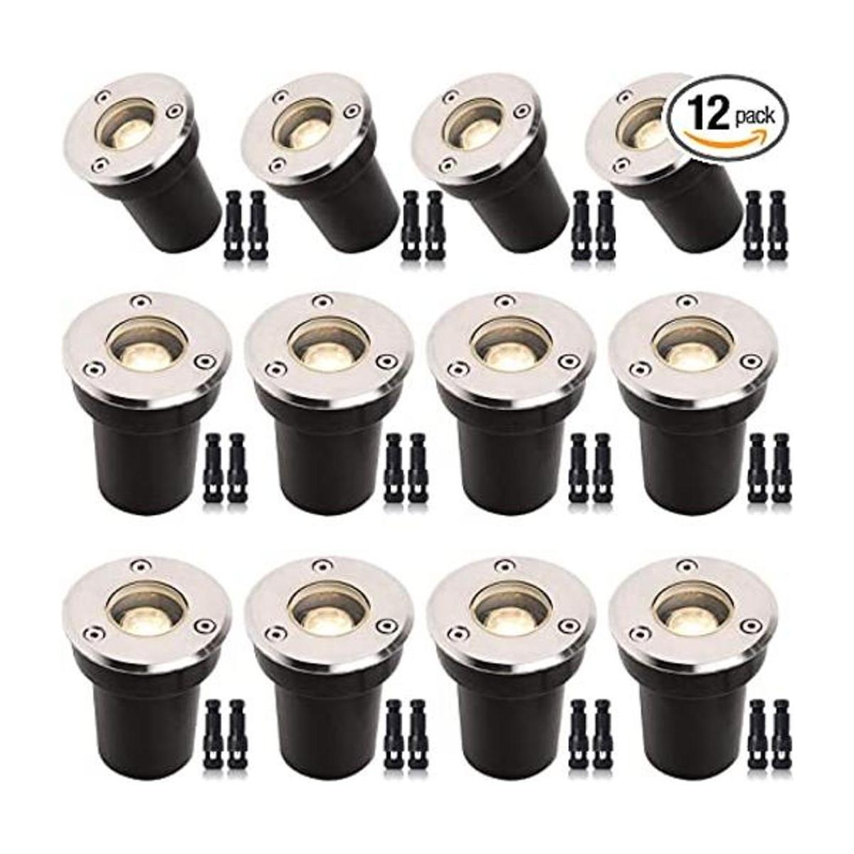Luces LED de bajo voltaje de 1 W con conectores de cable