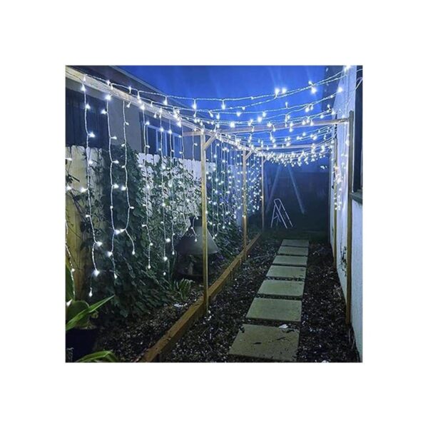 Luces LED de cortina de hadas con control remoto