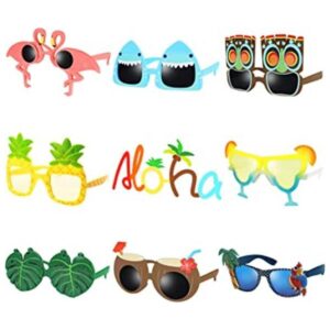 Luau Gafas de sol para fiesta 9 pares de divertidas_1