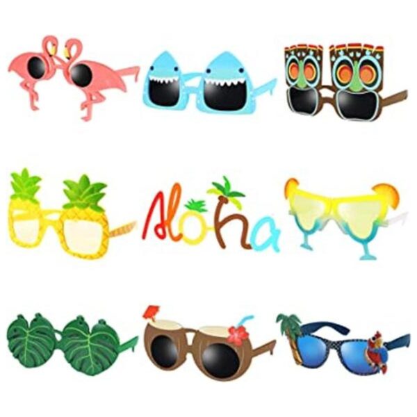Luau Gafas de sol para fiesta 9 pares de divertidas_1