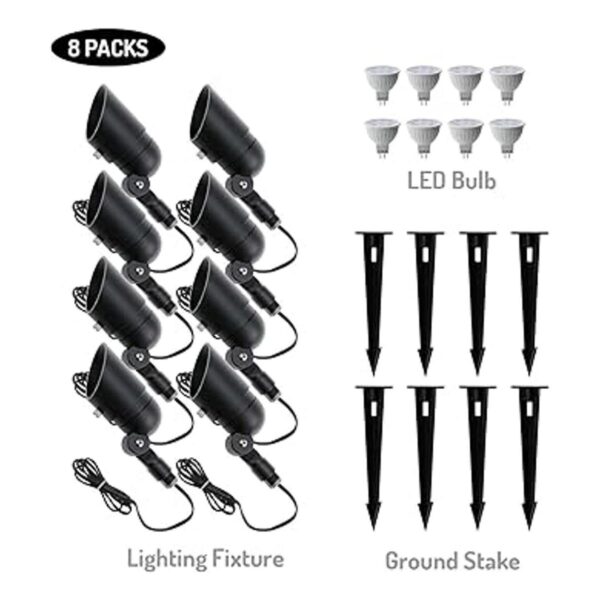 Luces LED de paisaje de 4 W focos de iluminación de