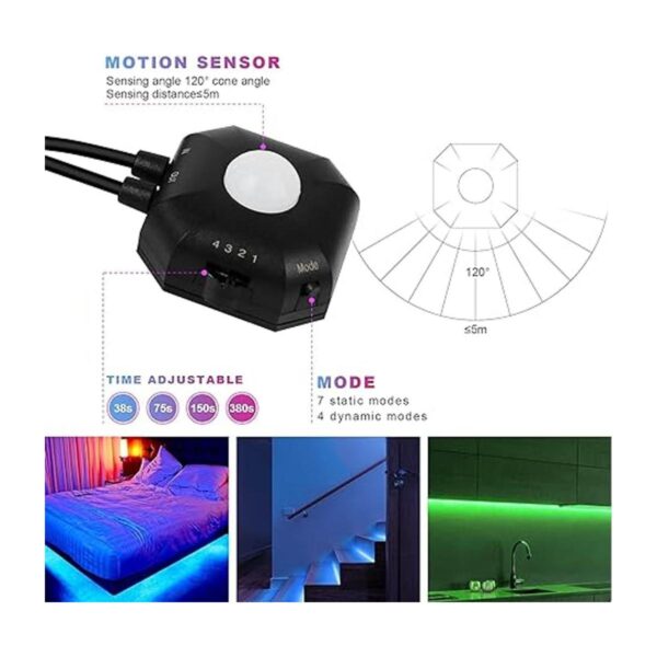 Luces LED activadas por movimiento para debajo de la cama_2