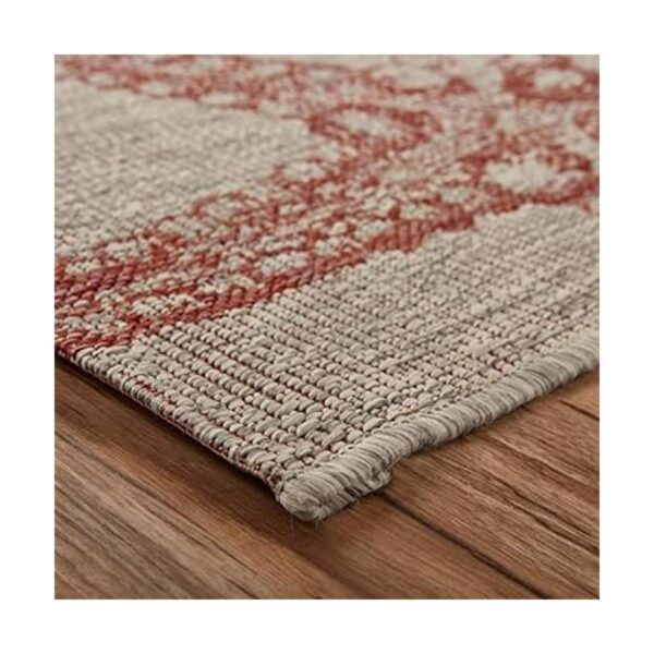 Lr Home Red Starfish Constellation Accent Alfombra Beige