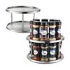 Lovotex Tabla giratoria Lazy Susan de acero inoxidable de