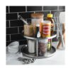 Lovotex Tabla giratoria Lazy Susan de acero inoxidable de