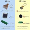 LoveNite Luces solares para botellas de vino con corcho