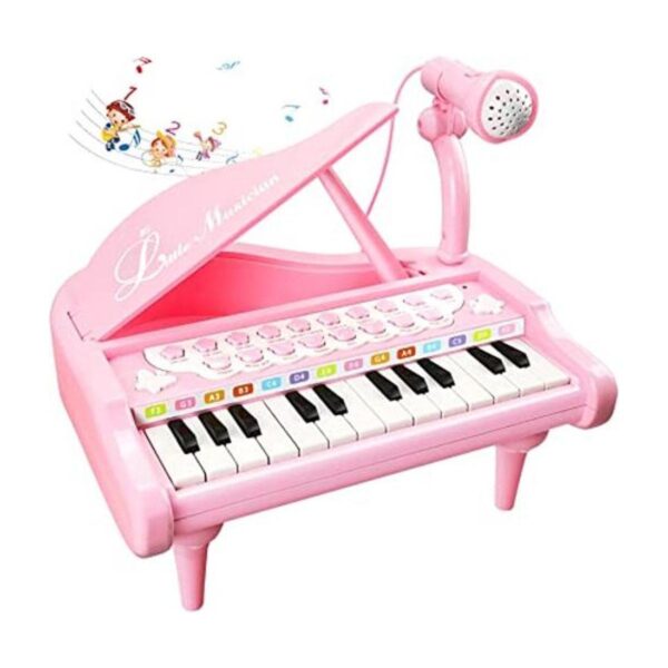 LoveMini Juguetes de piano rosa para niñas de 1 año_1