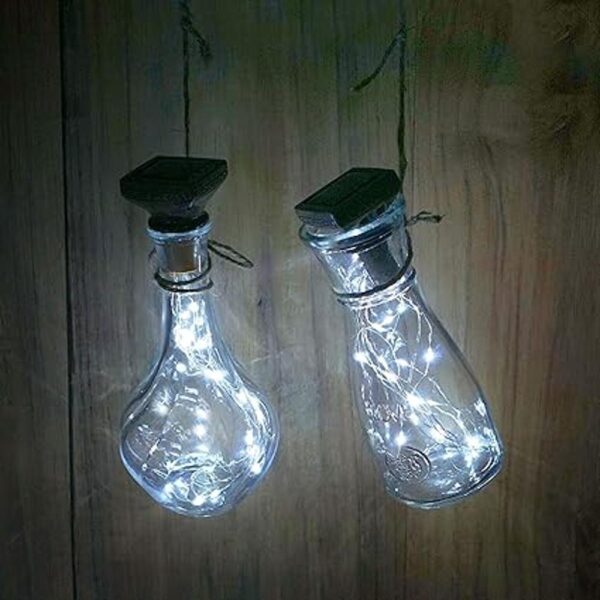 LoveNite Luces solares para botellas de vino con corcho