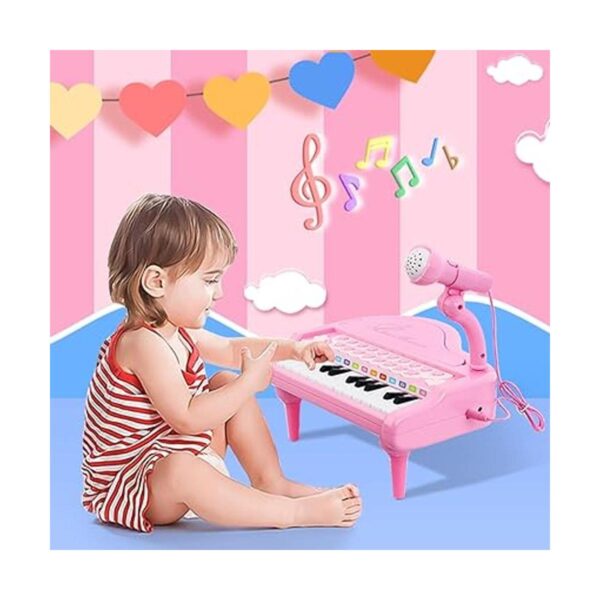 LoveMini Juguetes de piano rosa para niñas de 1 año_6