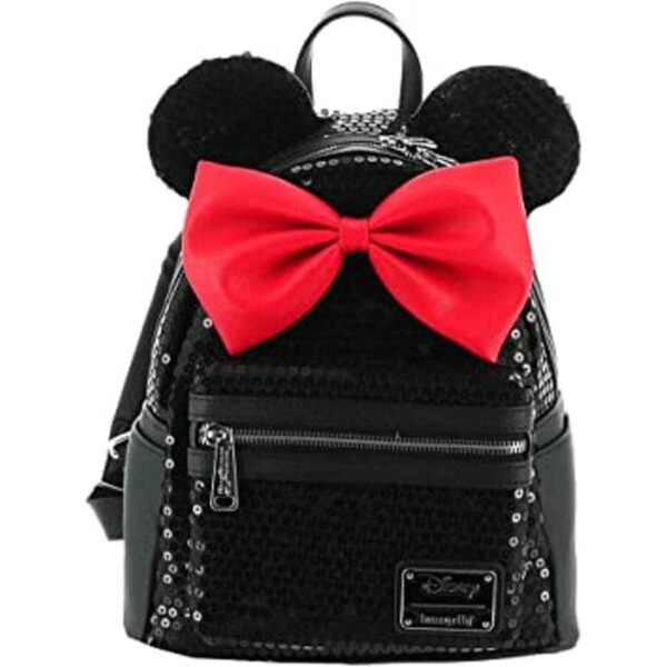 Loungefly Mini mochila de lentejuelas de Minnie de Disney_1