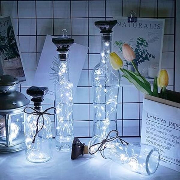 LoveNite Luces solares para botellas de vino con corcho
