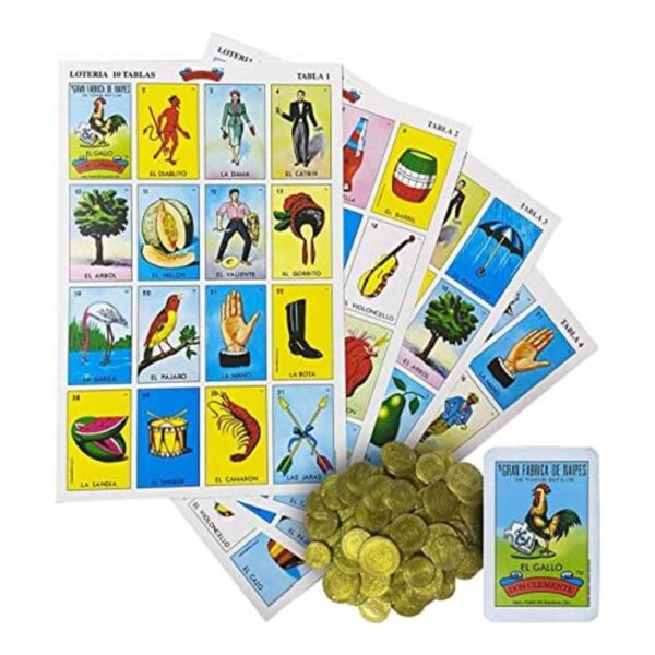 Loteria Mexicana Tradicional Jumbo Don Clemente para 10_1