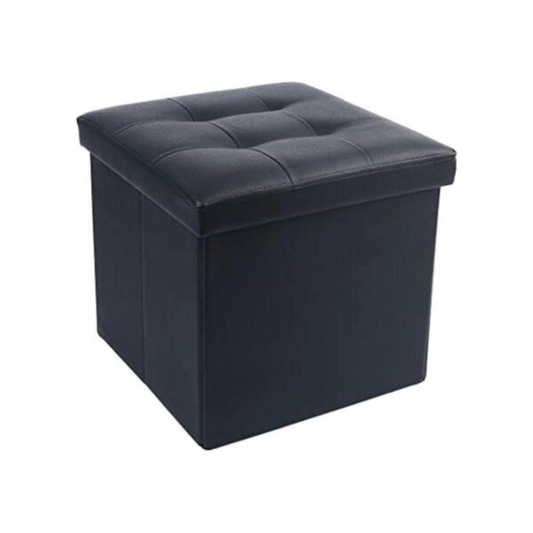 LotFancy Cubo otomano de almacenamiento taburete otomano_1