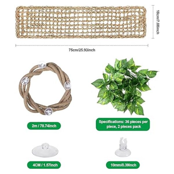 Los accesorios para hábitat de lagarto para reptiles
