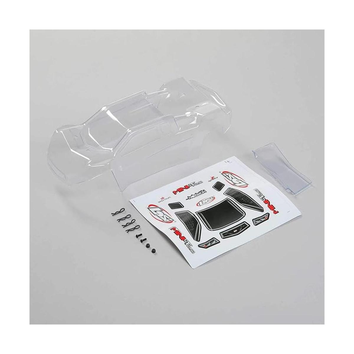 Losi Body Clear MiniT 2.0 LOS210016 Alas y calcomanías de