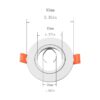 Longdex MR16 MR16 Soporte de montaje empotrado para_3