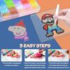 Longruner 10000 36 Colors Fuse Beads Kit 5mm DIY Art_5