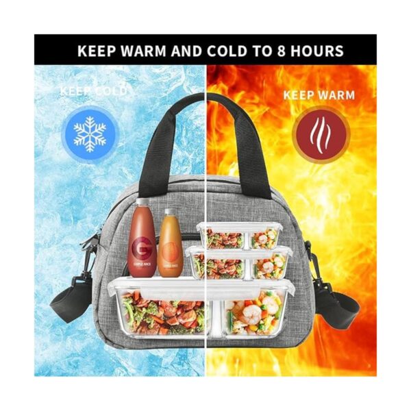 Lonchera para niñas bolsa de almuerzo aislada para