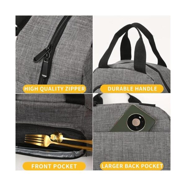 Lonchera para niñas bolsa de almuerzo aislada para