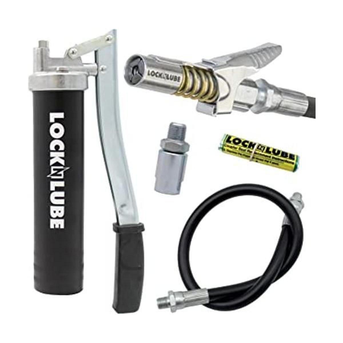 LockNLube Pistola de engrase de palanca EasyPrime. Incluye