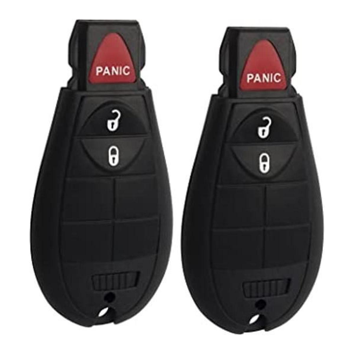 Llavero sin llave de entrada de 3 botones compatible con