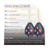 Llavero de repuesto remoto compatible con Toyota Camry_4