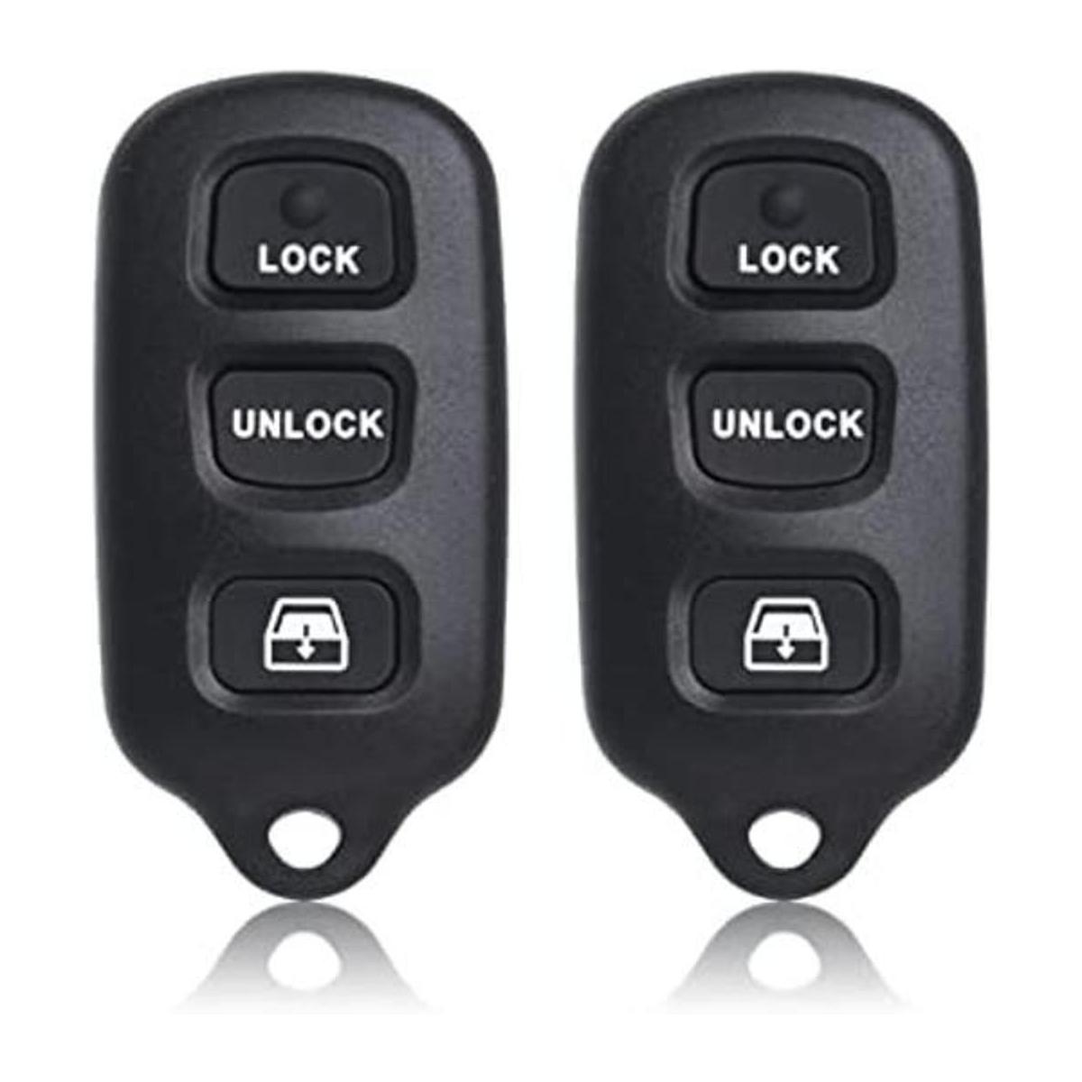Llavero de repuesto remoto compatible con Toyota 4Runner