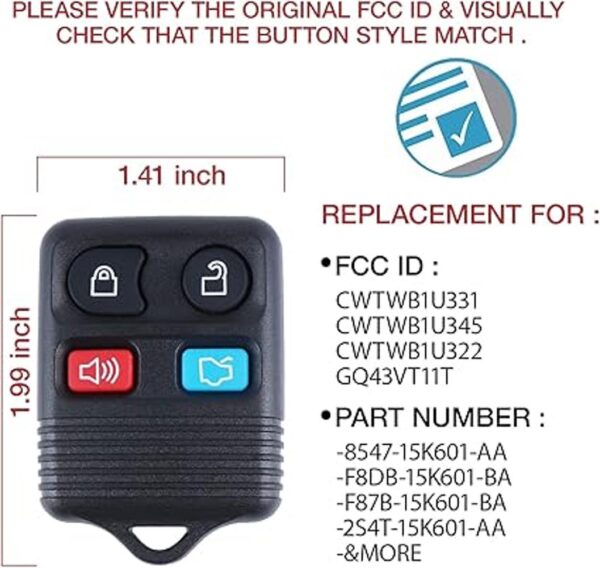 Llavero remoto de entrada sin llave para automóvil de_2