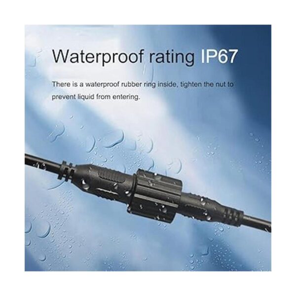 Liwinting Cable de extensión de CC impermeable IP67 de_3