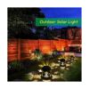 Lixada Iluminación al aire libre LED con energía solar_6
