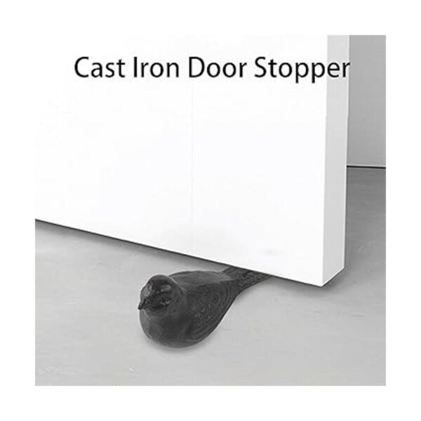 Livfodrm Tapón de puerta para suelo decorativo de pájaro_2