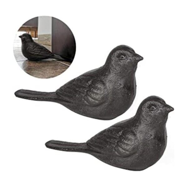 Livfodrm Tapón de puerta para suelo decorativo de pájaro_1