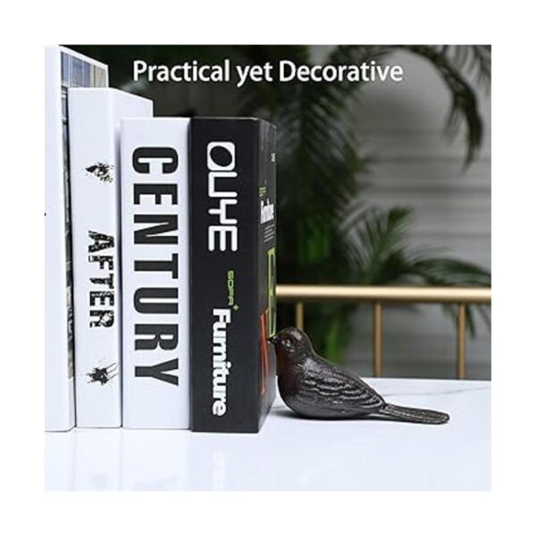 Livfodrm Tapón de puerta para suelo decorativo de pájaro_5