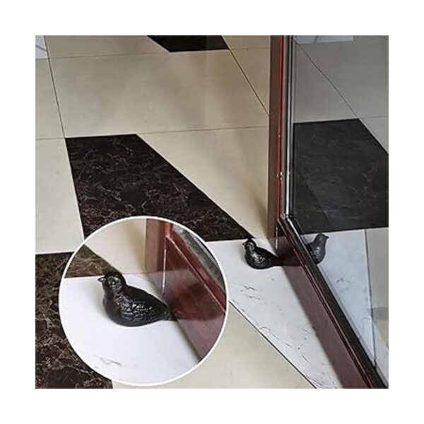 Livfodrm Tapón de puerta para suelo decorativo de pájaro_6