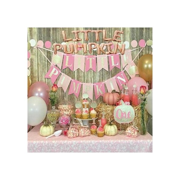 Little Pumpkin Globos de letras de 16 pulgadas pancarta_4